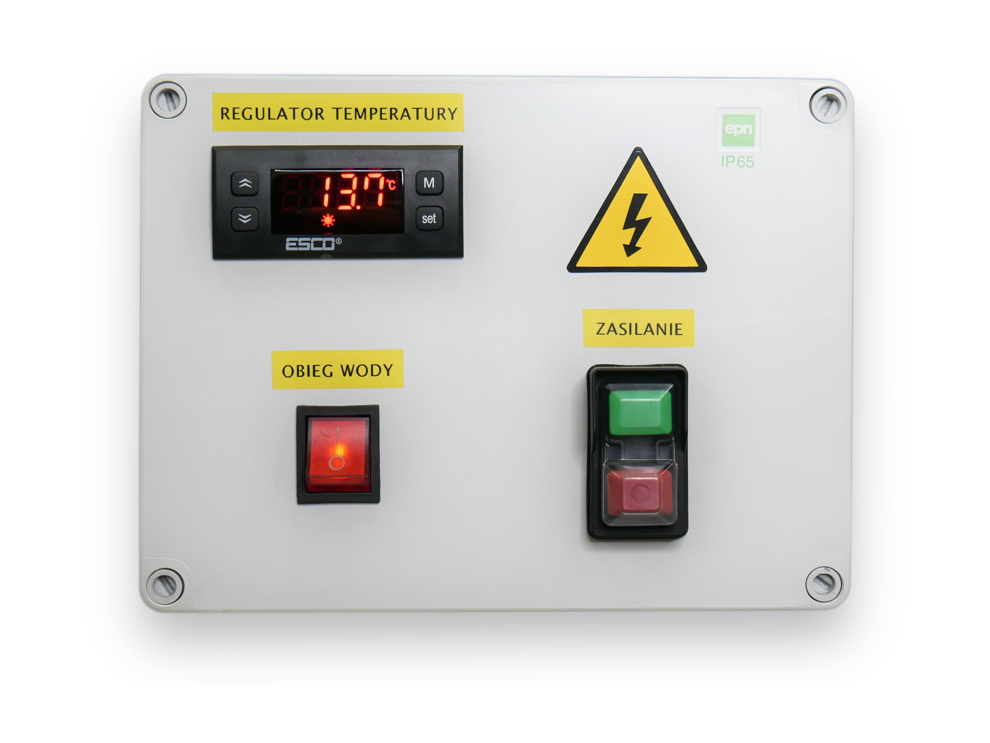 Łaźnia wodna panel sterowania